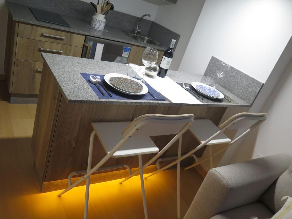 Acogedor Estudio En El Corazon Del Silgar + Parking Sanxenxo Bagian luar foto