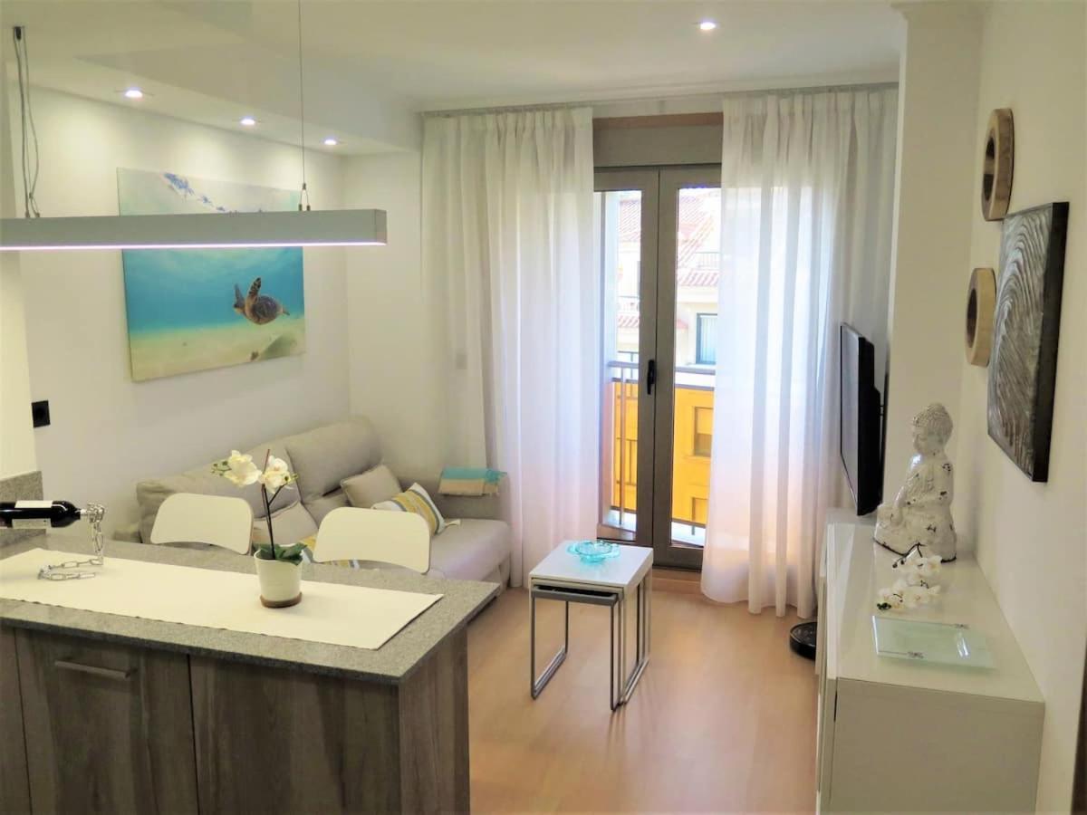 Acogedor Estudio En El Corazon Del Silgar + Parking Sanxenxo Bagian luar foto