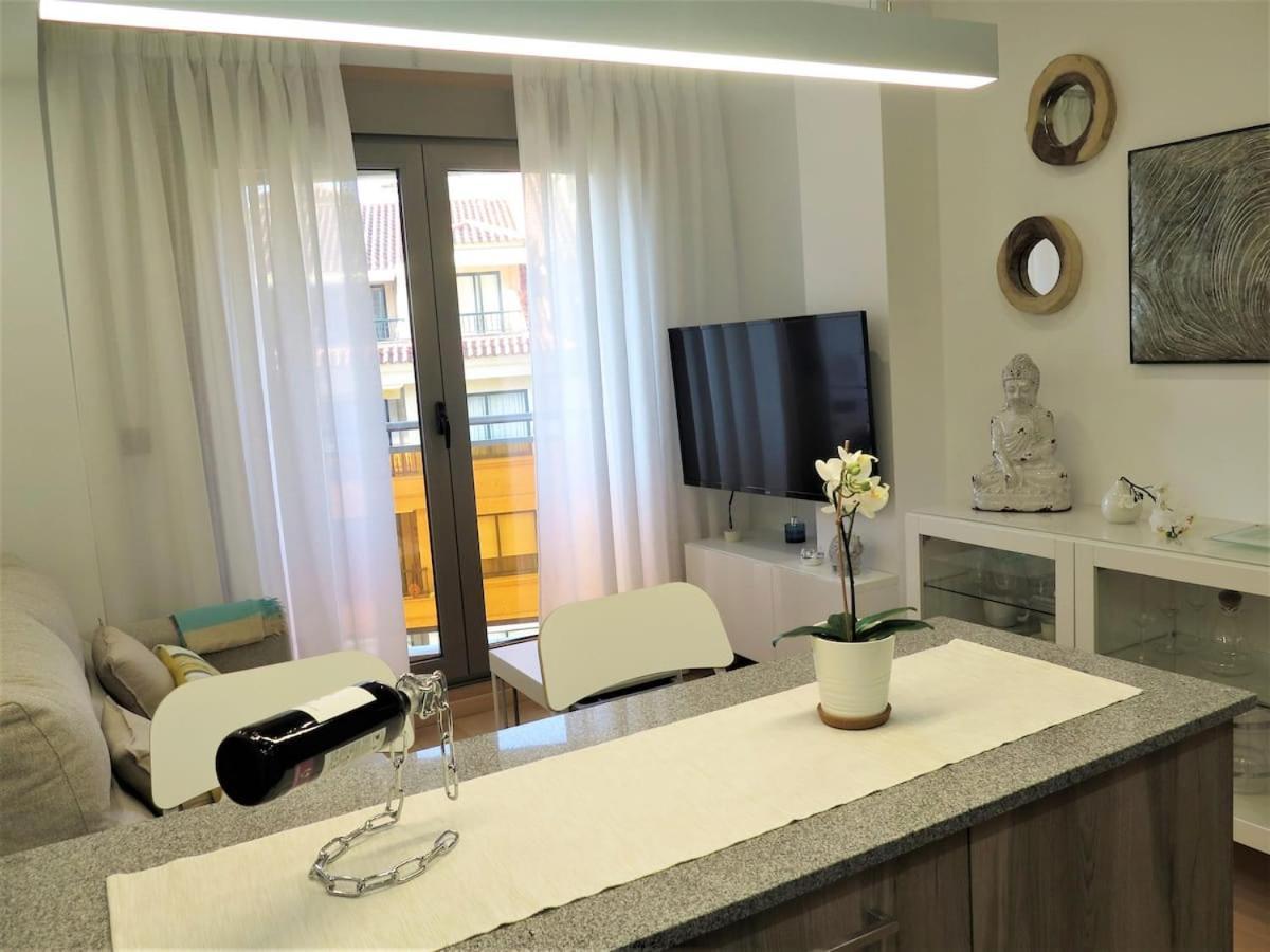 Acogedor Estudio En El Corazon Del Silgar + Parking Sanxenxo Bagian luar foto